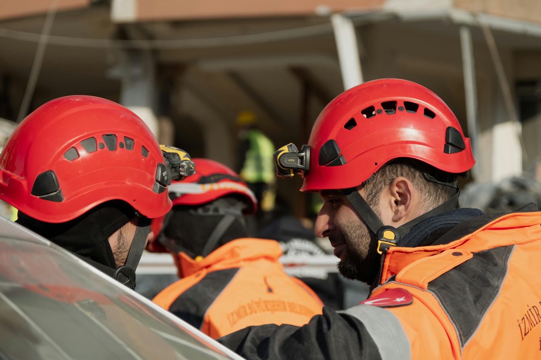 Rescue responders search waters off the northern French coast after a migrant dinghy sank during an attempted Channel crossing.