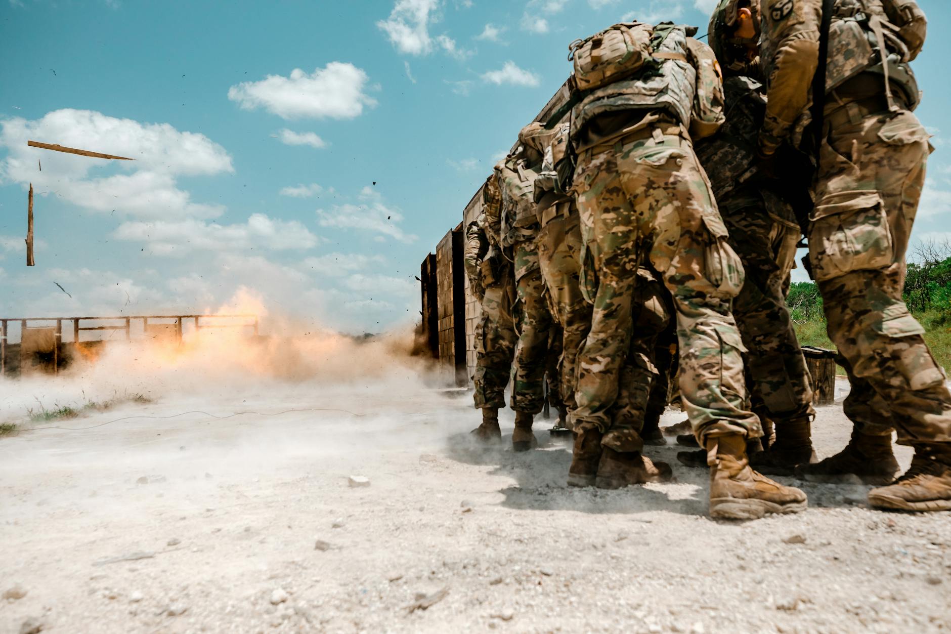 US and European military personnel at a NATO base in Germany during a joint operation briefing