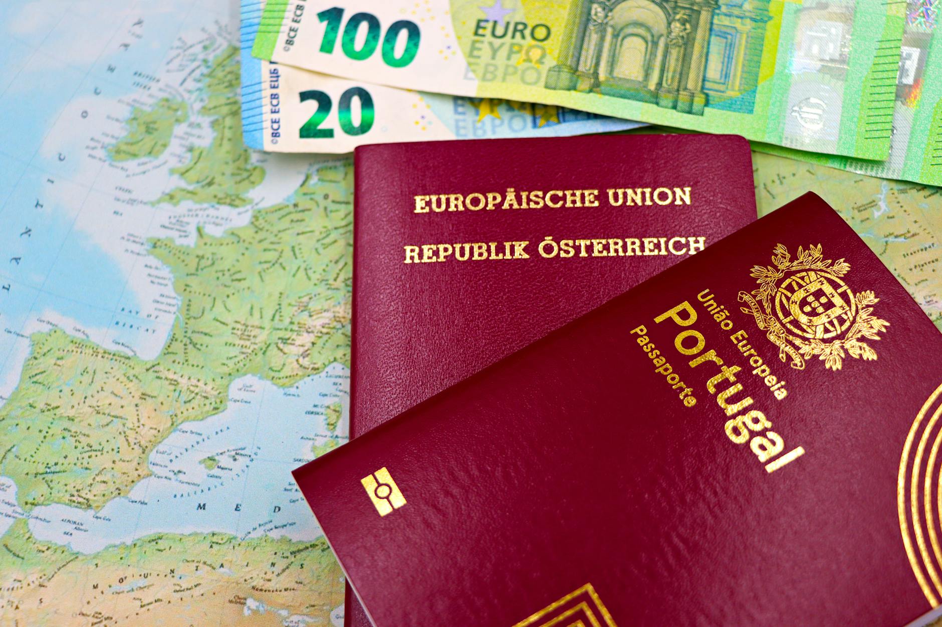 British travellers queue at a European airport passport-control area amid longer border checks.
