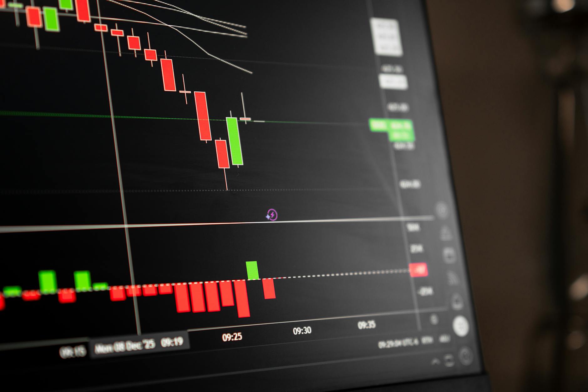 Traders monitor fluctuating European stock market data as oil prices rise amid geopolitical tensions