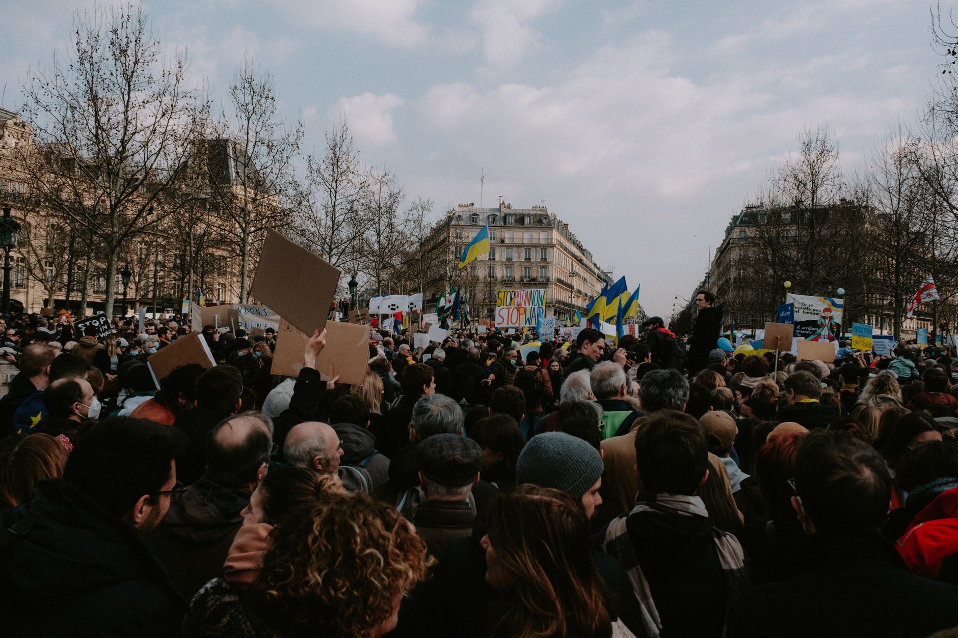 Protesters and French riot police confront each other near burning barricades during nationwide cost-of-living demonstrations in France on October 17, 2026.